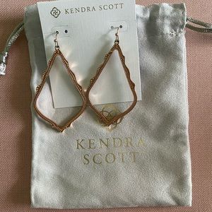 Kendra Scott Rose Gold Earrings- like new